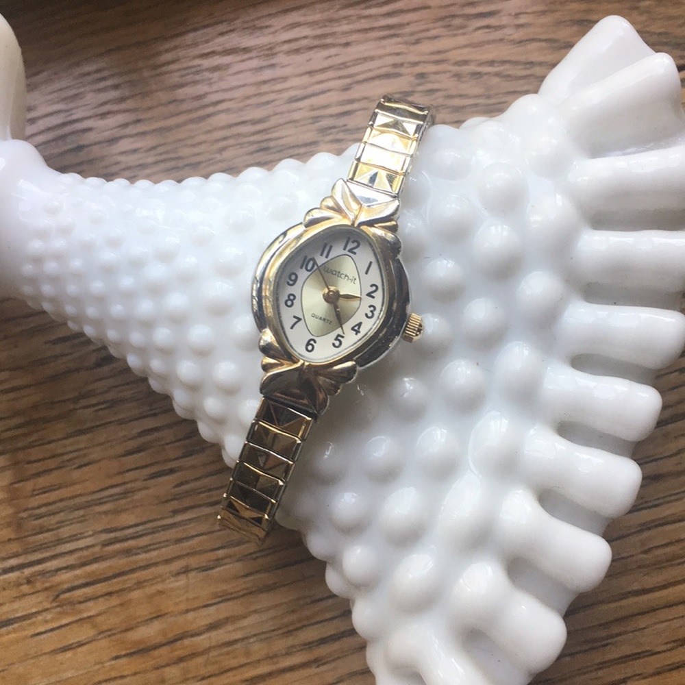 VINTAGE Women's WATCH IT Stretch Band Watch